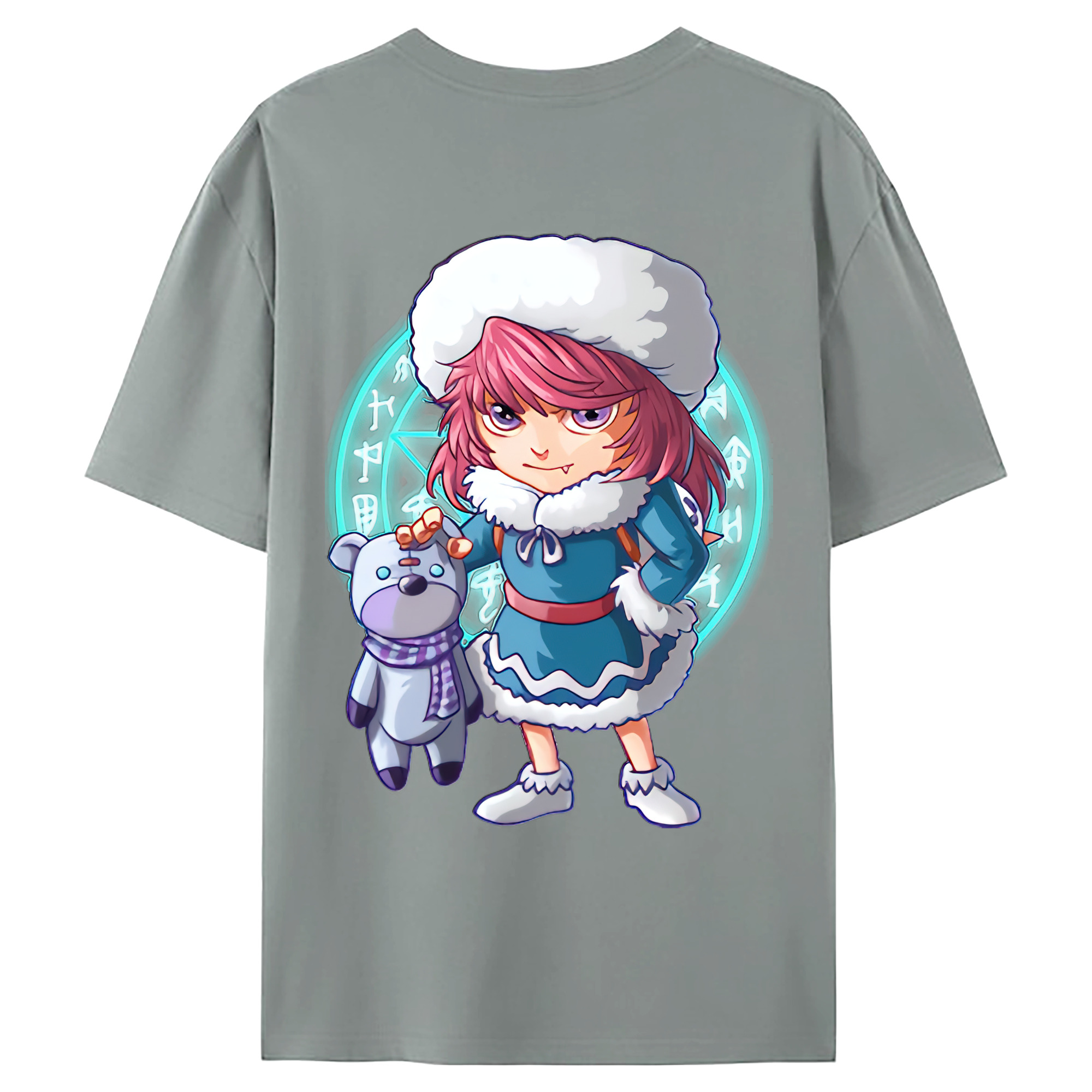 （画像用） リーグ・オブ・レジェンド League of Legends LOL 綿100％ メンズ半袖Tシャツ（バックプリント） 通気性